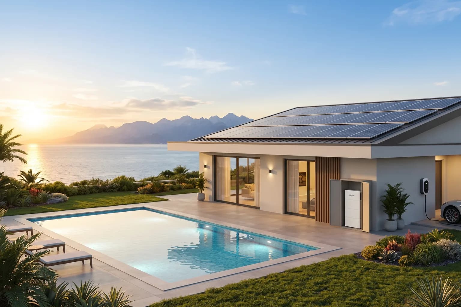 Antalya Villa Güneş Enerjisi Sistemleri: Ev Tipi GES Maliyeti ve Akülü Depolama Çözümleri